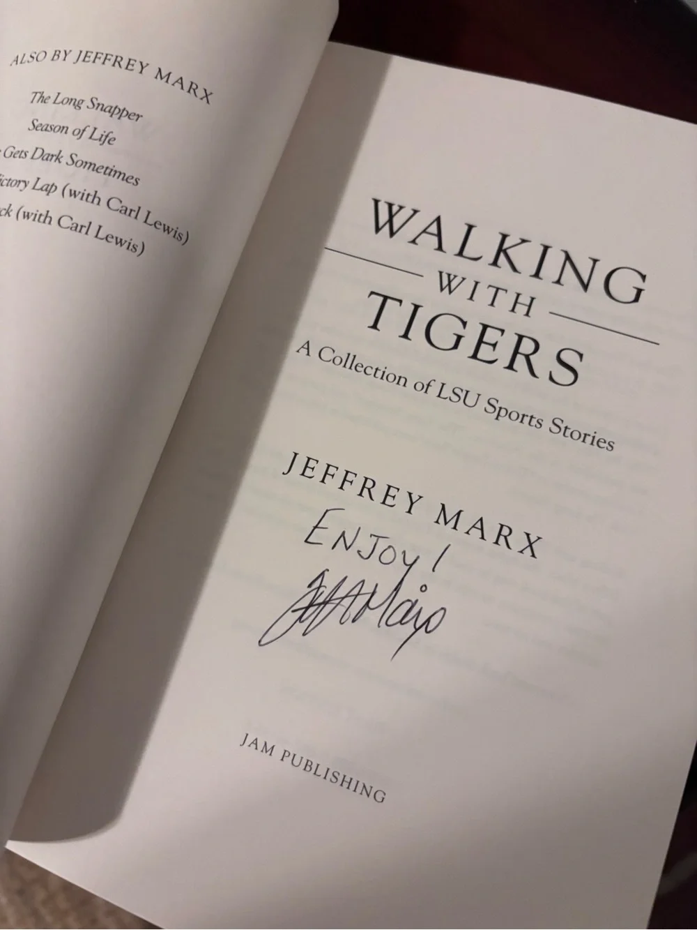 Walking With Tigers by Jeffrey Marx - Autographed Paperback